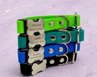 Waterproof dog collar – personalized, durable, adjustable pet collar for smal, medium, and large dogs
