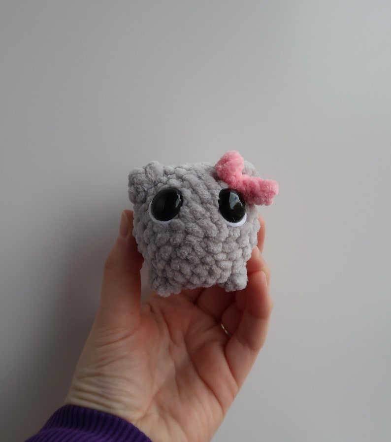 Sad Hamster Crochet Plushie Amigurumi image 2