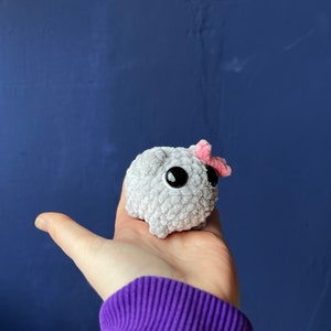 Sad Hamster Crochet Plushie Amigurumi image 3
