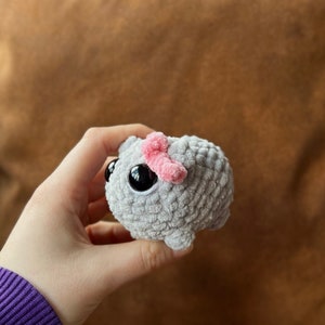 Sad Hamster Crochet Plushie Amigurumi image 4