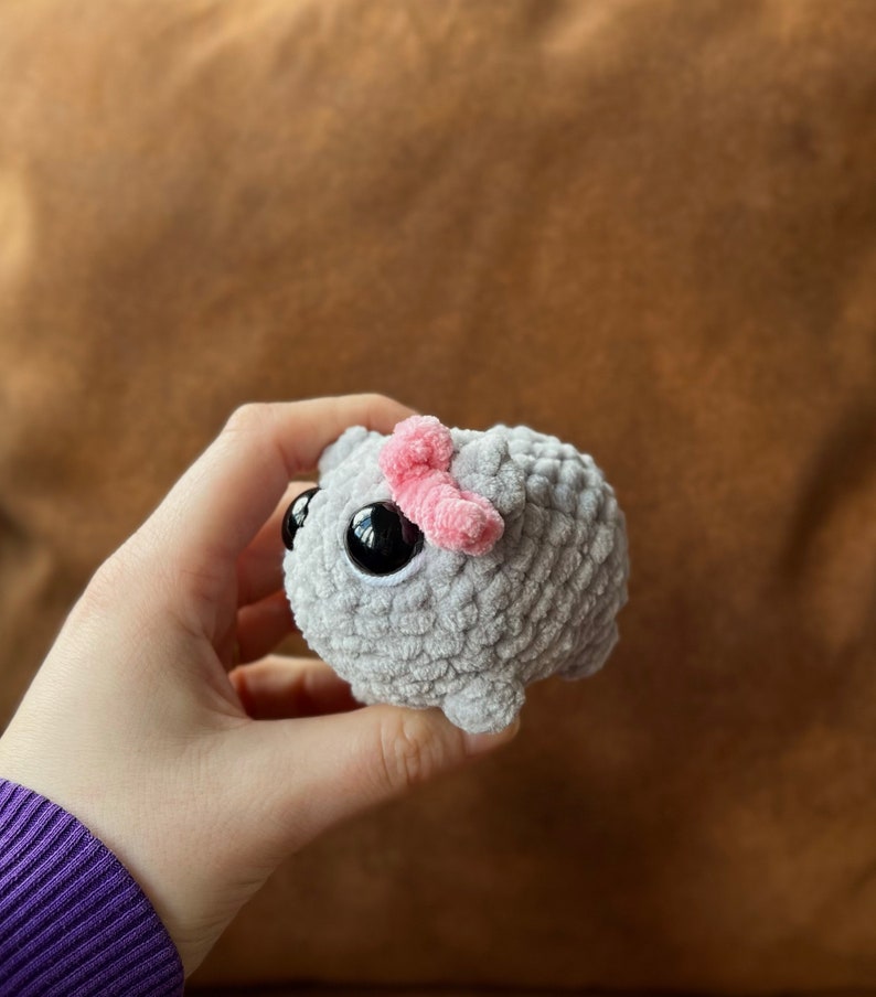 Sad Hamster Crochet Plushie Amigurumi image 4