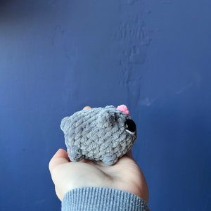 Sad Hamster Crochet Plushie Amigurumi image 7