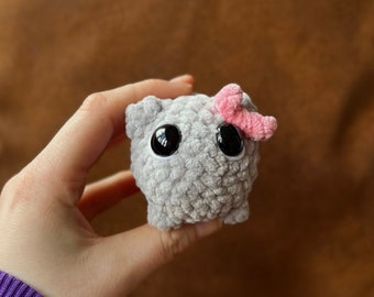 Sad Hamster Crochet Plushie Amigurumi
