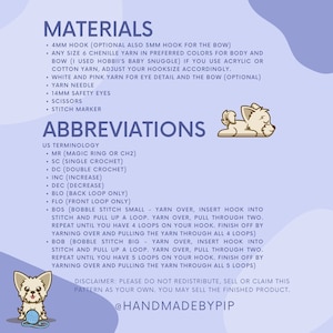 Modèle au crochet pour hamster triste, TÉLÉCHARGEMENT PDF NUMÉRIQUE, hamster viral TikTok image 2