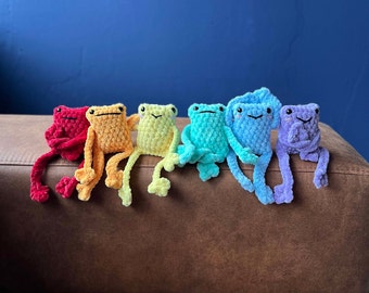 Leggy Froggy Crochet Plushie Amigurumi