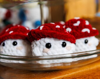 Mushroom Boys Crochet Plushie Amigurumi