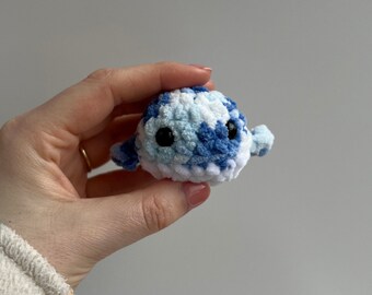 Mini Whale Crochet Plushie Amigurumi
