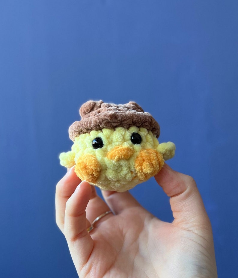 Canard avec chapeau Peluche au crochet Amigurumi Bear