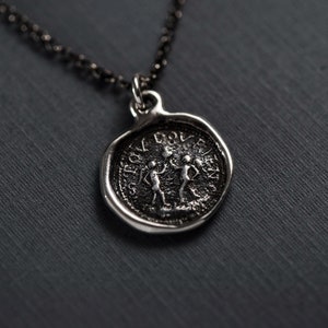 Burning Love - French Wax Seal Necklace - Adoration - 417