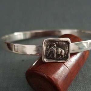 Elephant Wax Seal Bangle