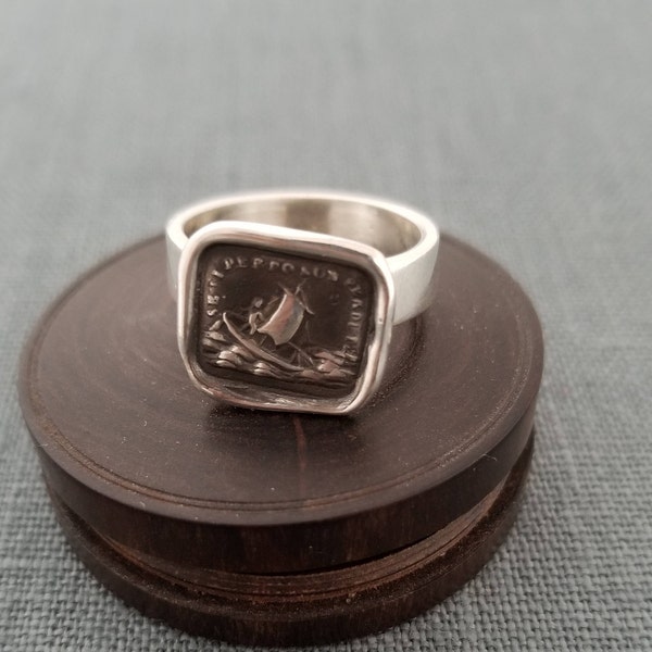 If I lose you I am lost Wax Seal Ring - 192