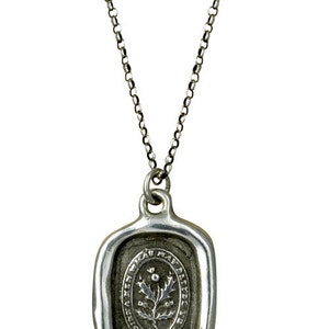 Thistle Wax Seal Necklace Believe in yourself Scottish 193 image 9