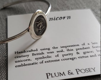 Unicorn cuff  bracelet - 305