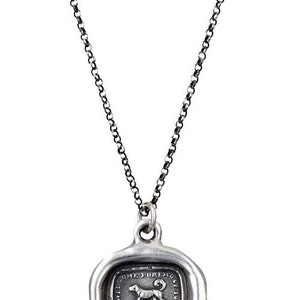 True Friend Wax Seal Necklace of a Dog 233 image 6