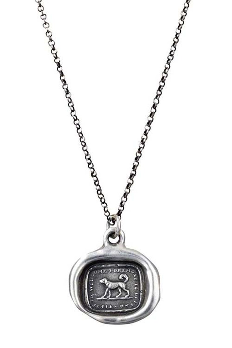 True Friend Wax Seal Necklace of a Dog 233 image 6