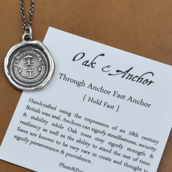 Anchor & Oak - Wax Seal Jewelry - 289