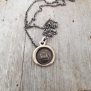 Steam Train - Wax Seal Necklace - Quick - 187 Bronze