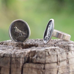 Nevermore Raven Wax Seal Ring - 105