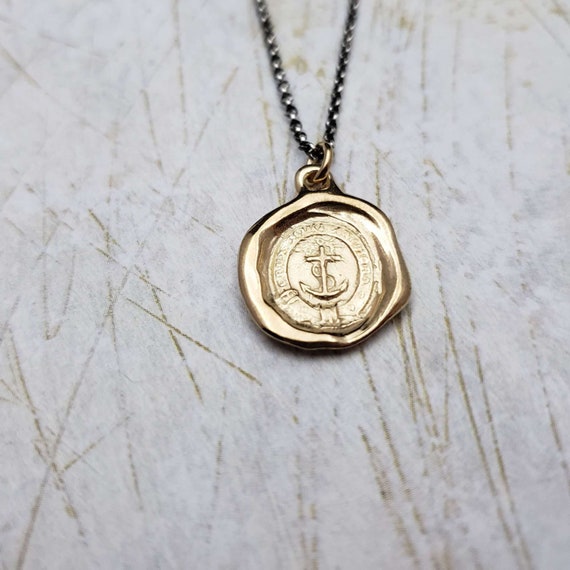 Anchored cross necklace deals