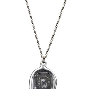 Time Wax Seal Necklace Redeem the time, wax seal pendant of an hourglass 311 image 6