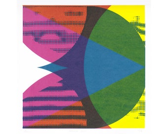 13" X 13" Halcyon 2020 Screenprint - Square