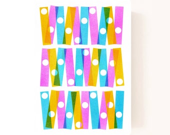 A4 3 Colour Riso Print