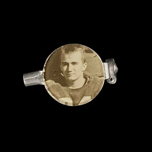 Vintage Football Player Pin