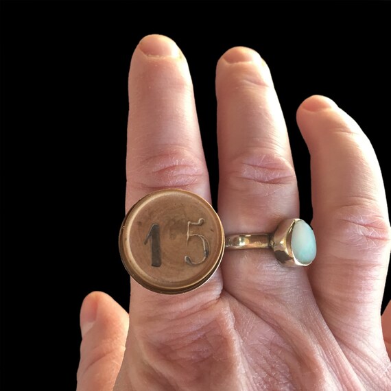 『BINGO RING SILVER』 Bingo Ring - Etsy