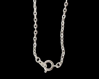 18 Inch Silver Colored Chain