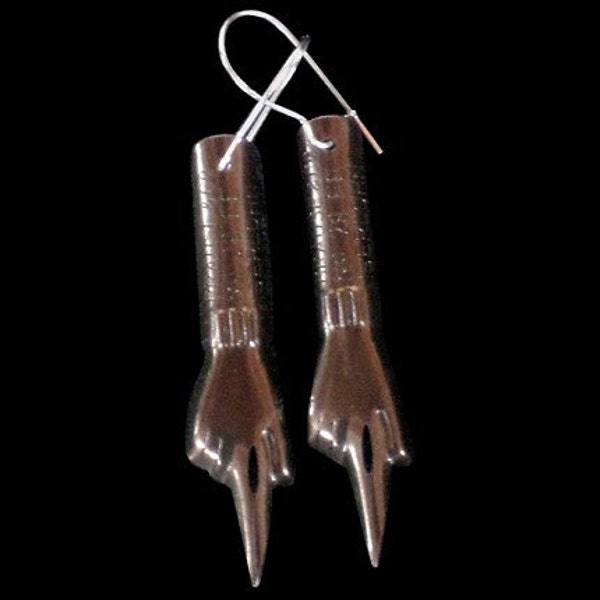 Antique Pen Nib Earrings