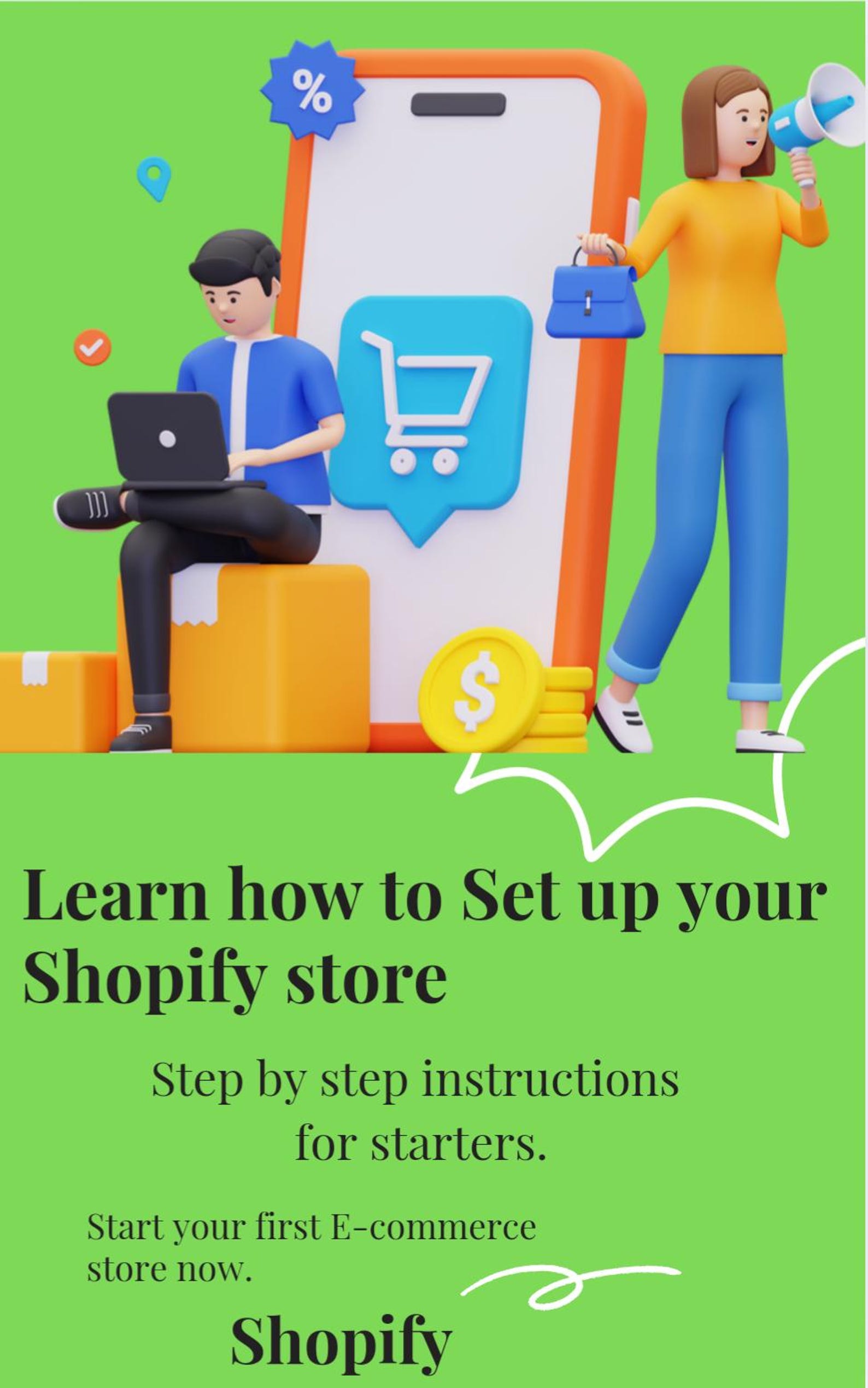 Step by Step Instructions on How to Setup Your Shopify Account. - Etsy
