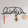 Extra Large Abstract Coat Rack Metal Wall Hanger, Metal Wall Hanger ...