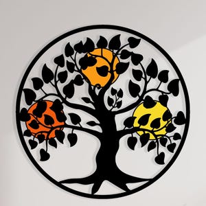 Drzewo Życia Sztuka Ścienna, Metalowa Sztuka Ścienna, Kolorowy Znak Drzewa Życia, Sztuka Ścienna Do Salonu, Metalowa Sztuka Ścienna Drzewo Życia, Dekoracja Drzewa Życia