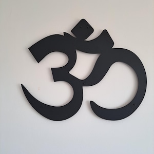 Om Buddha Metal Wall Art,Yoga wall Decor, Meditation Art, Om metal sign,Spiritual accessory, Buddha Decor gift,Hindu Wall Art,Om Metal Decor