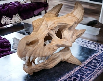 Mother of Dragons Skull | Extra Large Size | High-Quality | 3D Printed | Art | Sculptures & Busts