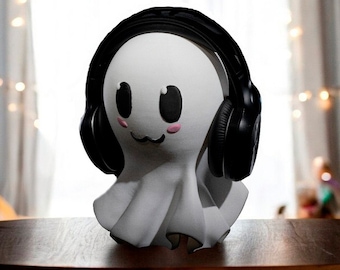 Gentle Ghost Headphone Holder |3D Printed | Customizable Color | High quality