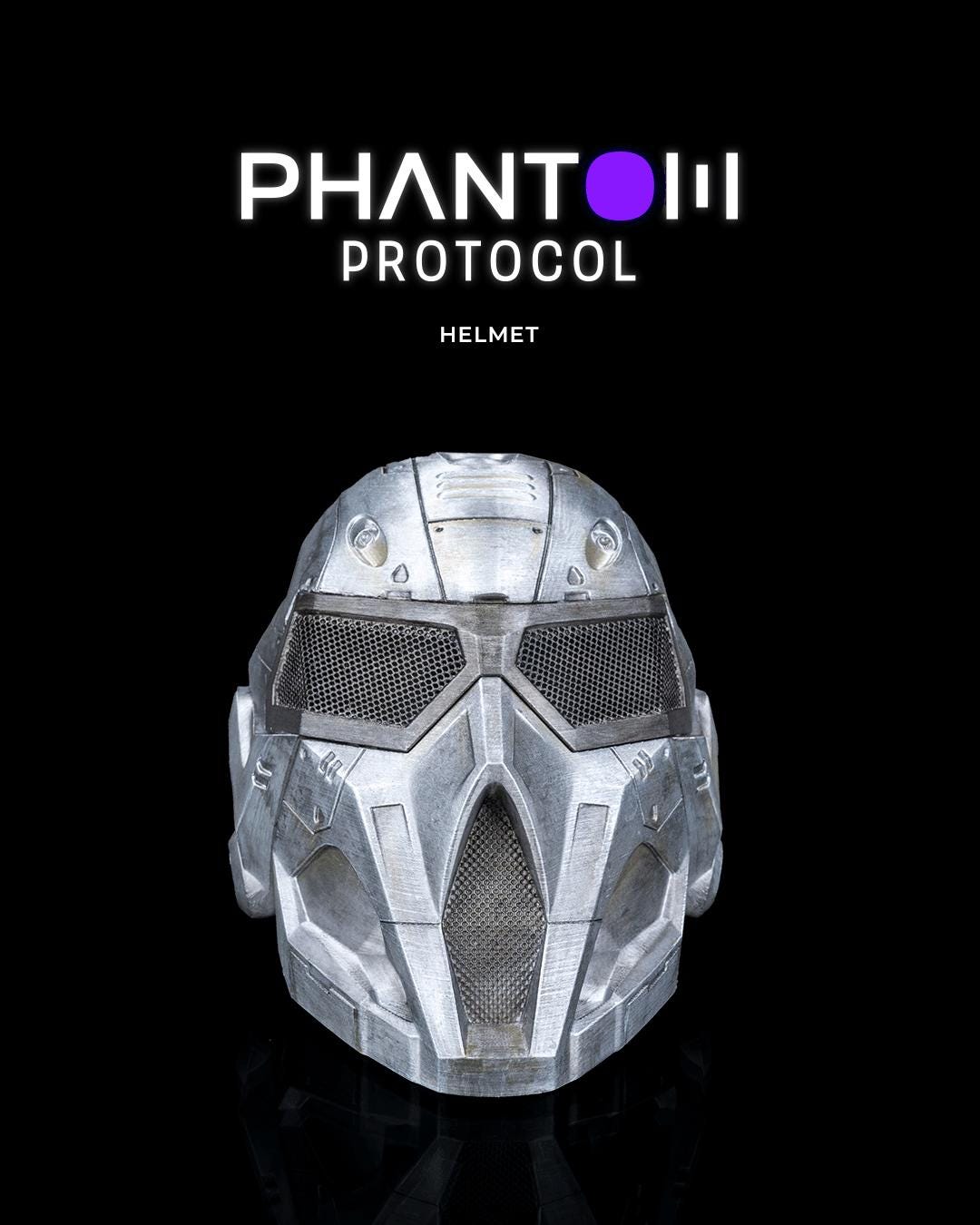 PHANTOM Protocol Helmet – 3D Printed Sci-fi Armor Mask for Cosplay ...