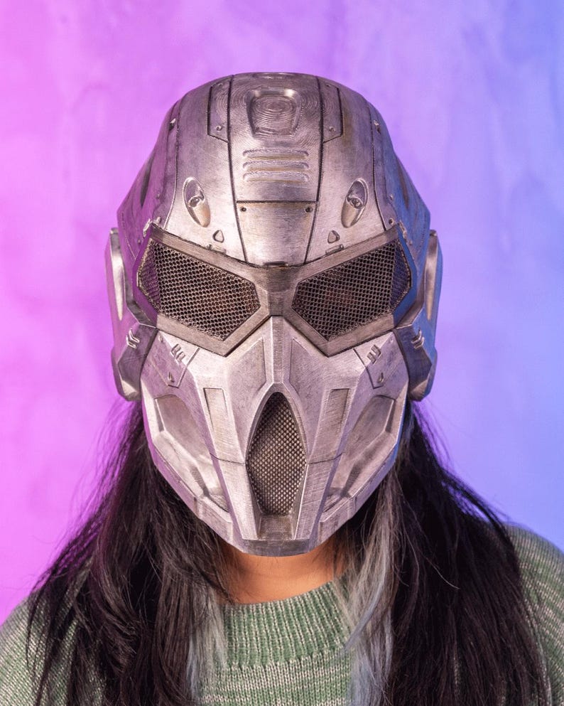 Protcol Phantom PHANTOM Protocol Helmet – 3D Printed Sci-fi Armor Mask for Cosplay ...