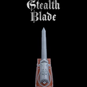 Stealth Blade | Collapsible Wrist Attached Blade | 3D Printed | Customizable Colors | Assassin&#39;s Knife Replica