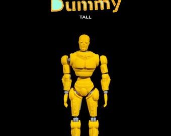 Maniquí RadFree - Criaturas articuladas altas | Juguetes articulados | Futuro atómico | Arte | Impreso en 3D | Colores personalizables