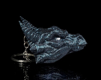 Epic Dragon Keychain | 3D Printing | Custom Color | Ultimate Dragon Head Collection