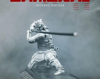 Samurai Incense Holder | 3D Printing | High quality | Asian Incense Box Incense Holder
