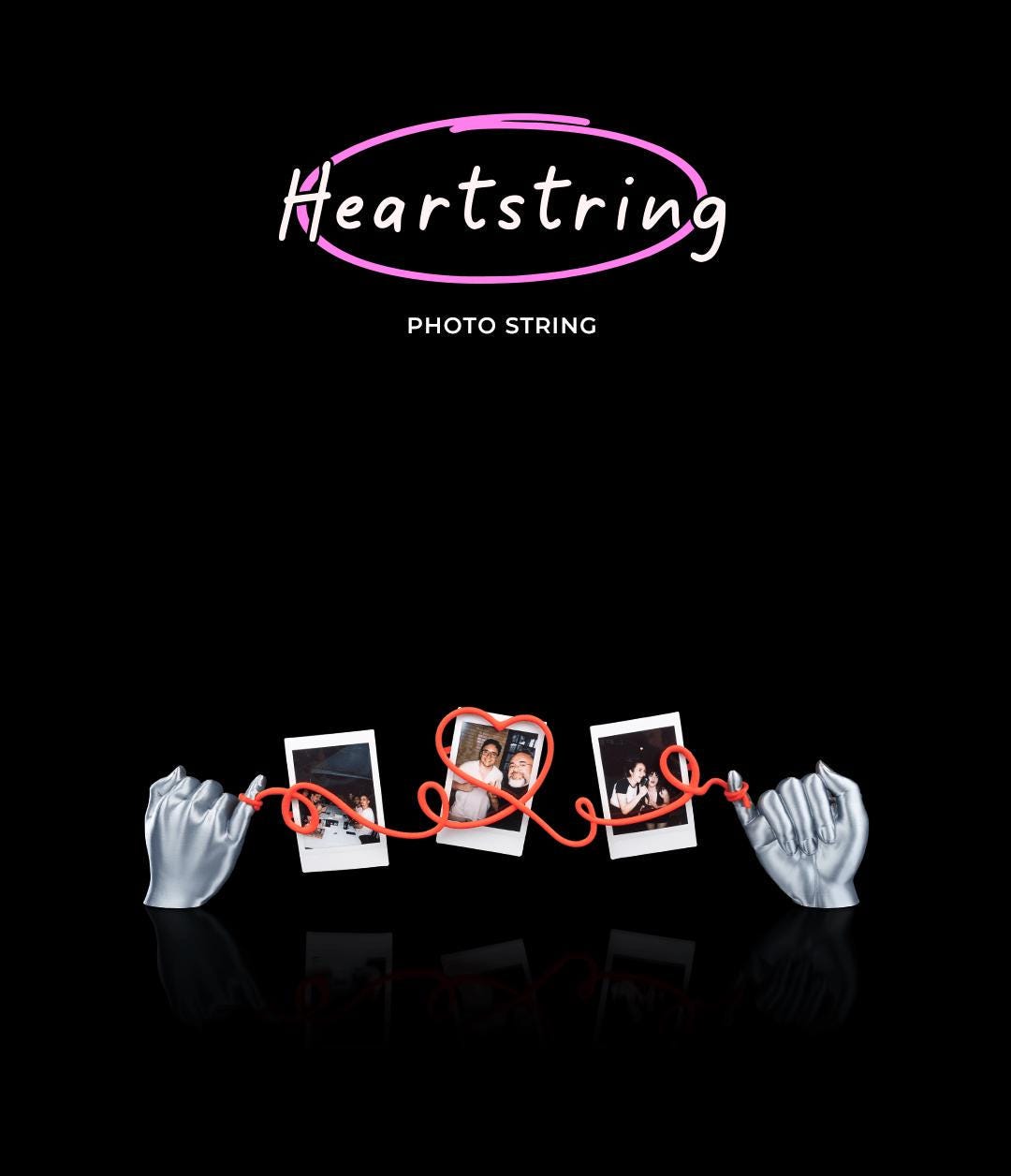 Heartstring Photo String | 3D Printed | Seasonal | valentine's Day ...