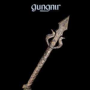 Odin&#39;s Spear - Gungnir | 3D Printed | High-Quality | Costume & Accessories | Cosplay Prop |