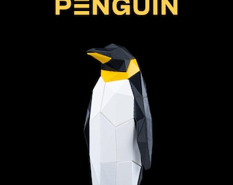 Low Poly Penguin Magnetic Puzzle | 3D Printed | Sensory Toy | Penguin Puzzle | Animal