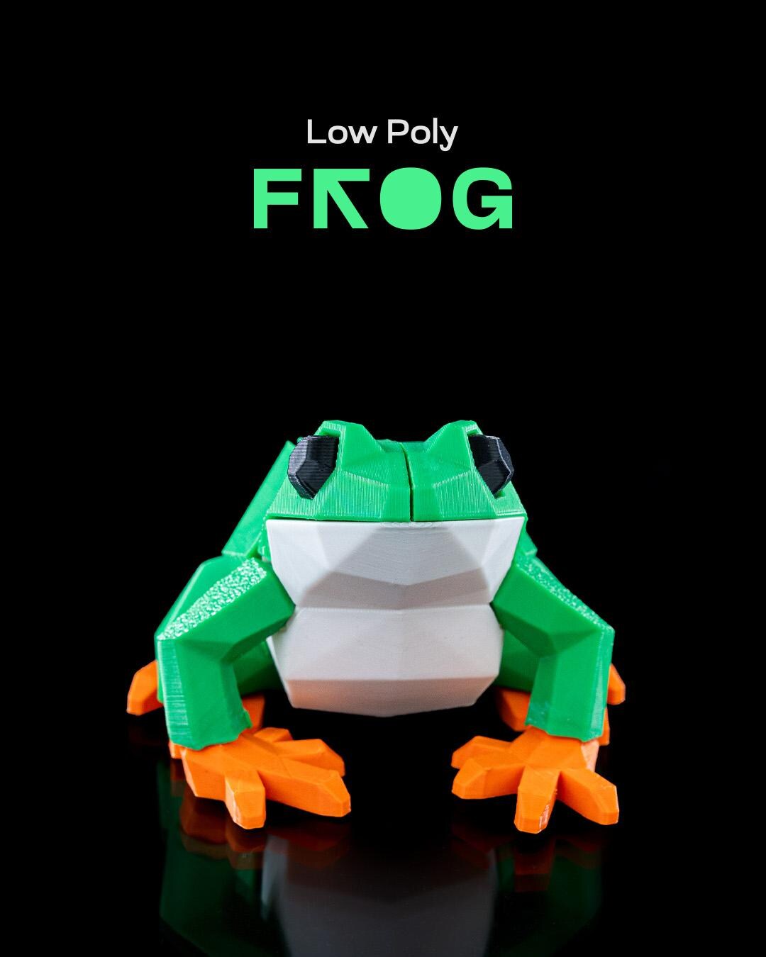 Low Poly Frog Magnetic Puzzle | 3D Printed | Sensory Toy | Frog Puzzle ...