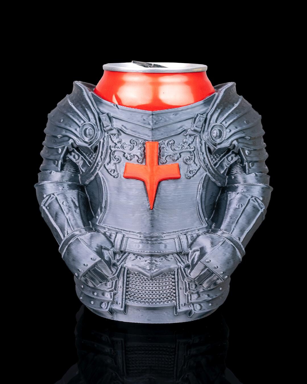 Knight Armor Can Holder (3D Printed) | Medieval Beer & Soda Can Cooler ...