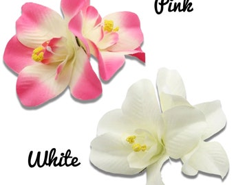 Orchid Hair Clip - 4 inches