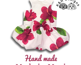 Das Hibiscus Bubble Rockkleid