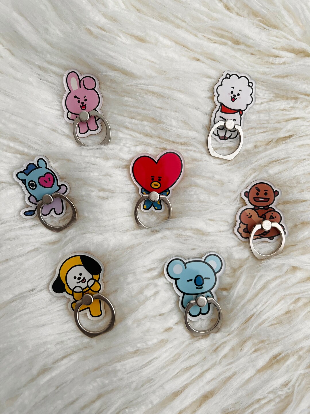 Kpop BTS Acrylic Phone Ring Holder - Etsy